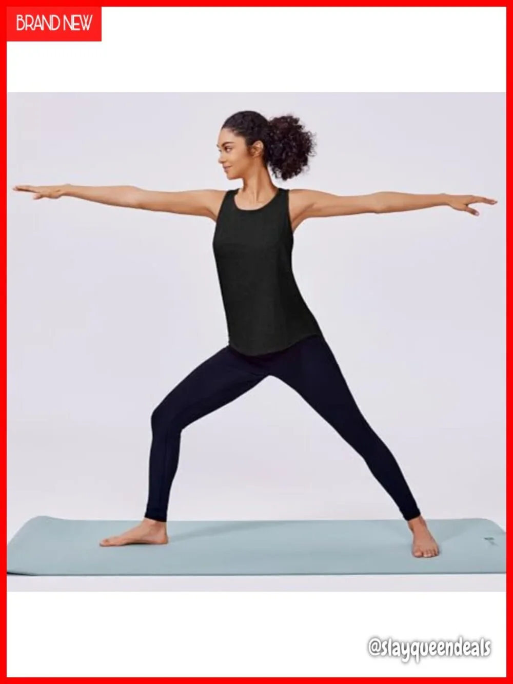 Racerback Workout Tank Top Loose Fit Quick Dry Athletic Gym Yoga Top